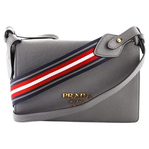 prada side body bag|Prada crossbody with guitar strap.